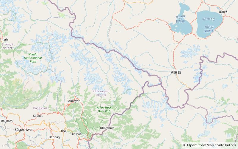 Adi Kailash location map