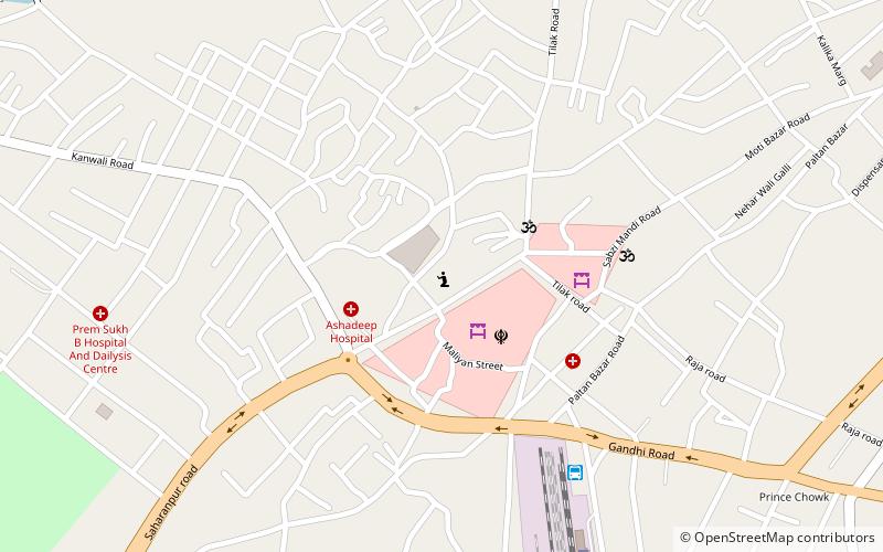 jhanda g darbar sahib dehradun location map