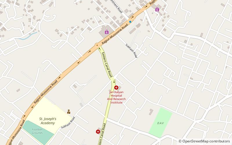crossroads mall dehradun location map