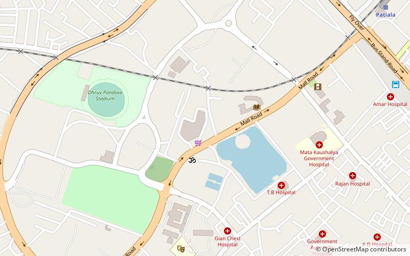 omaxe mall patiala location map