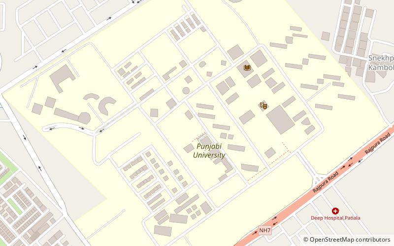 Punjabi University location map