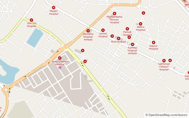ambala division location map