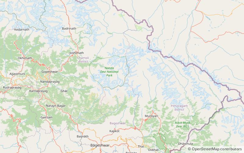 Nanda Devi este location map