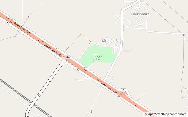 Mughal Serai location map