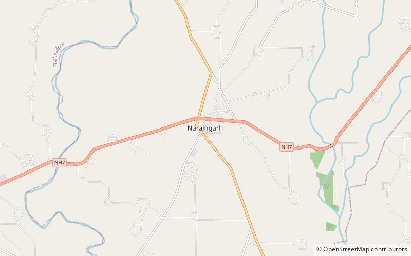 Naraingarh location map