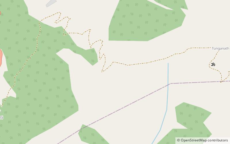 chopta valley location map
