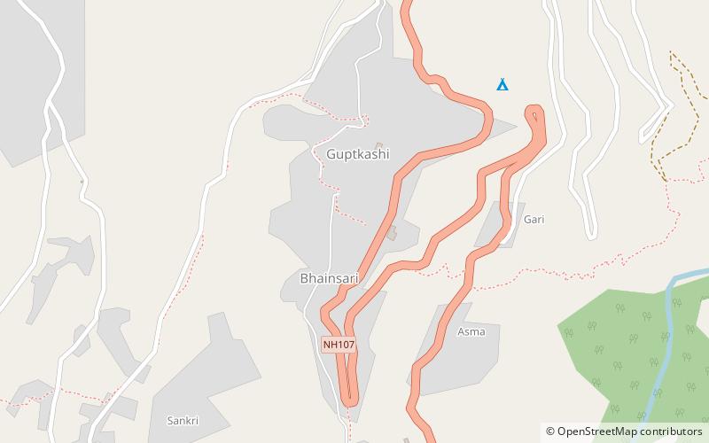 Guptakashi location map