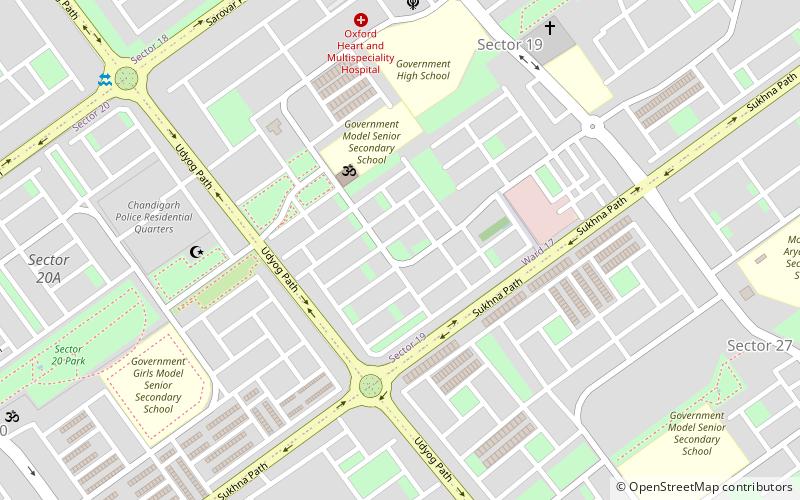 small 19 sec park chandigarh location map