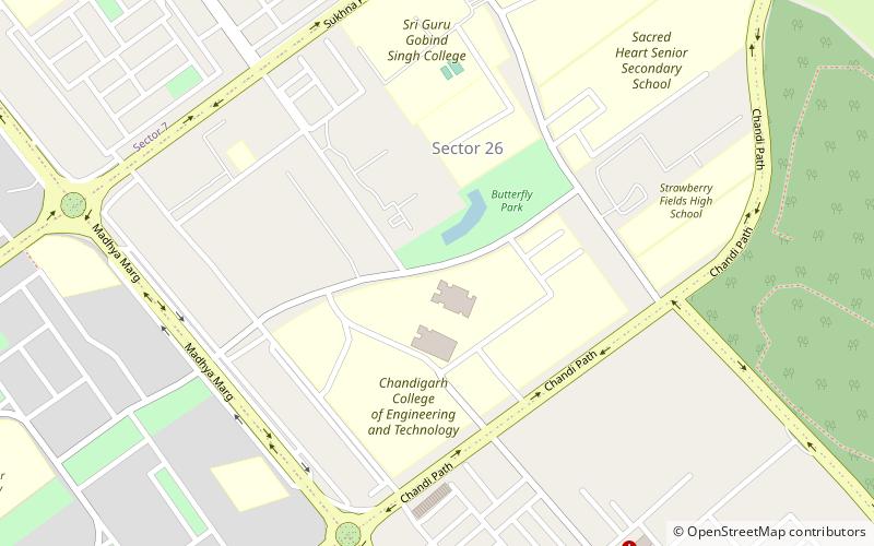 Chandigarh Engineering College location map
