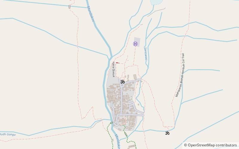 adi shankaracharya samadhi kedarnath location map