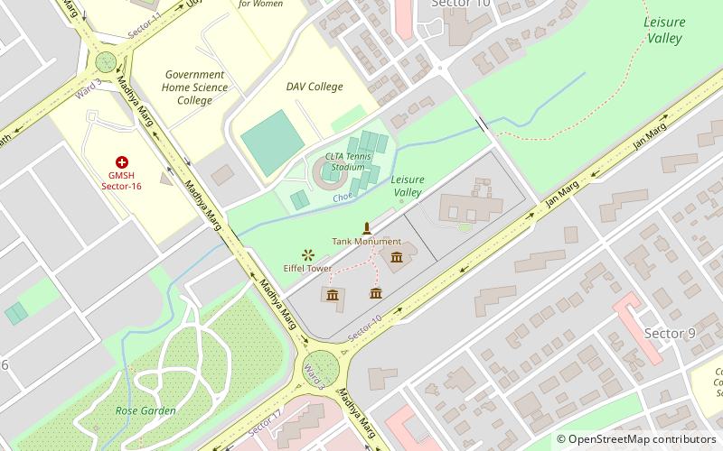 DAV College location map