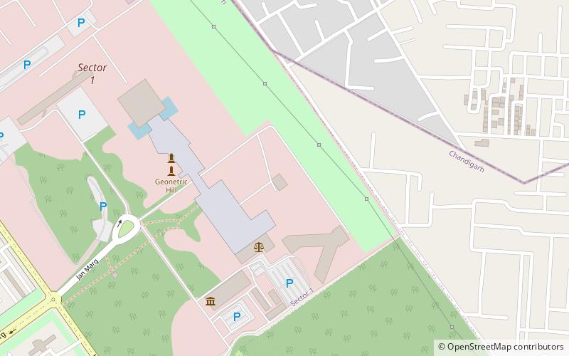 La Main ouverte location map