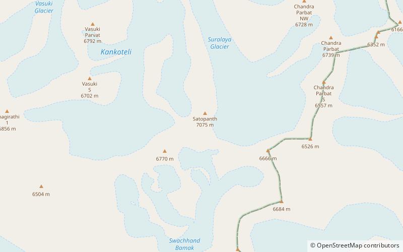 Satopanth location map