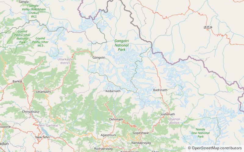 Bhagirathi Parbat I location map