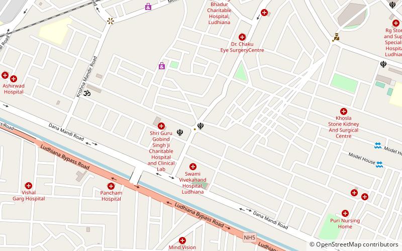 Gurdwara Shaheed Baba Deep Singh Ji Ludhiana location map