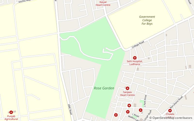 rose garden ludhiana location map