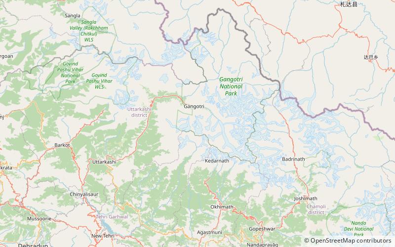 Kedartal location map