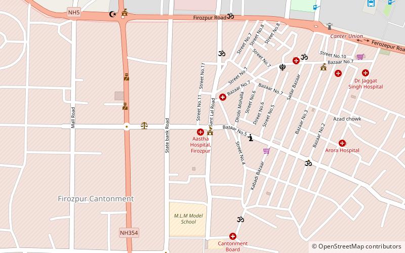 khalsa gurudwara firozpur location map