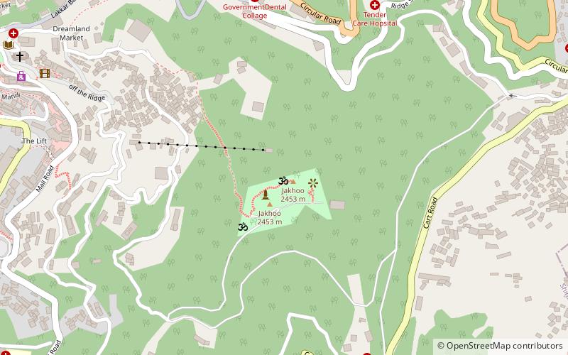 Shri Hanuman Jakhu location map
