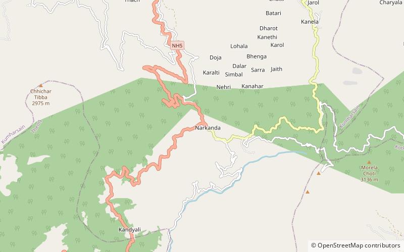 Narkanda location map