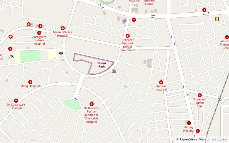 geeta mandir model town jalandhar location map