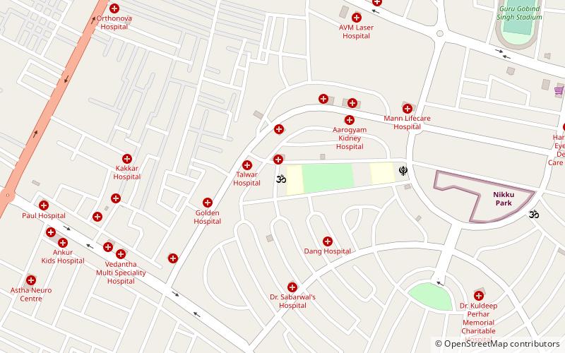 arya samaj model town jalandhar location map