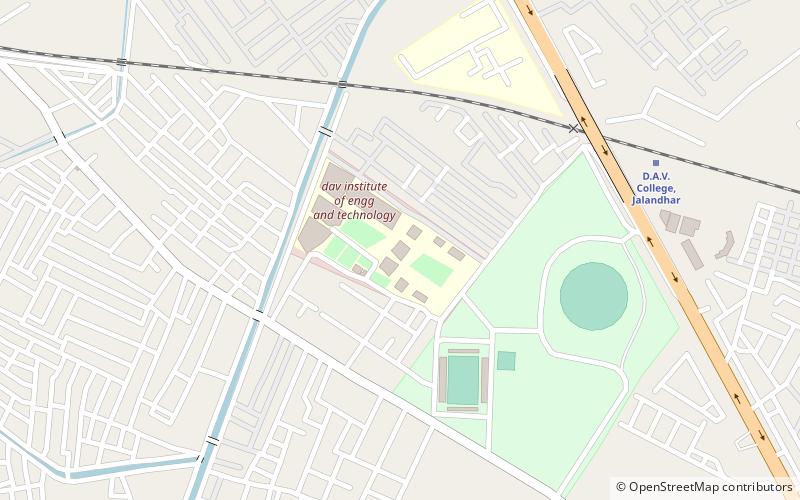 daviet college jalandhar location map