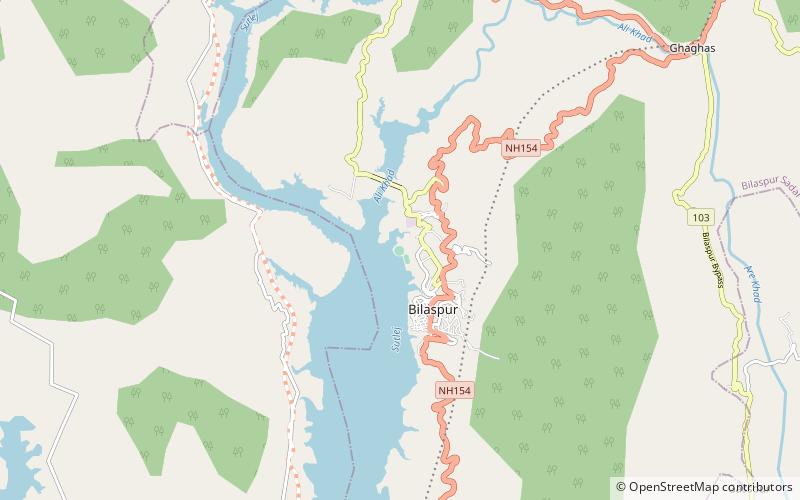 lohnu cricket ground bilaspur location map