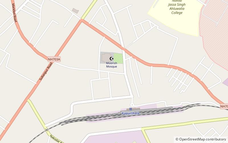 Moorish Mosque location map