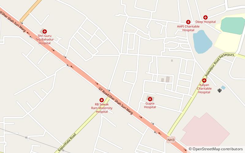 Jang-e-Azadi Memorial location map