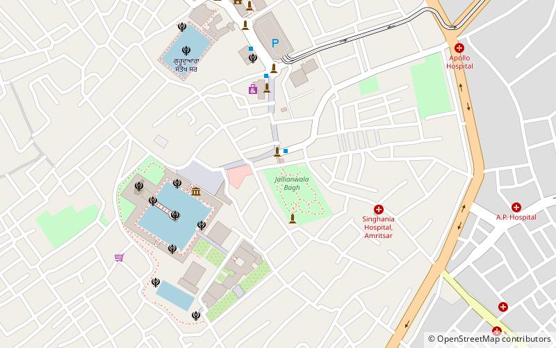 amar jyoti amritsar location map