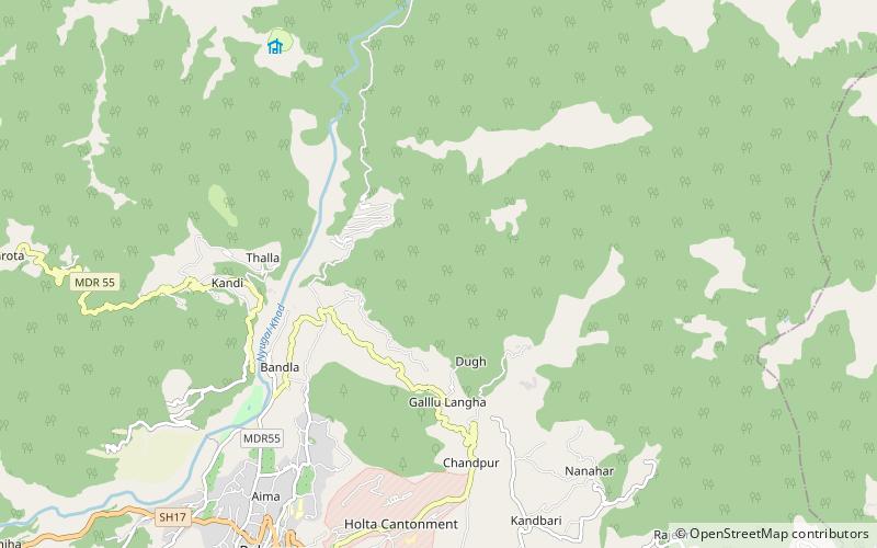 birni devi palampur location map