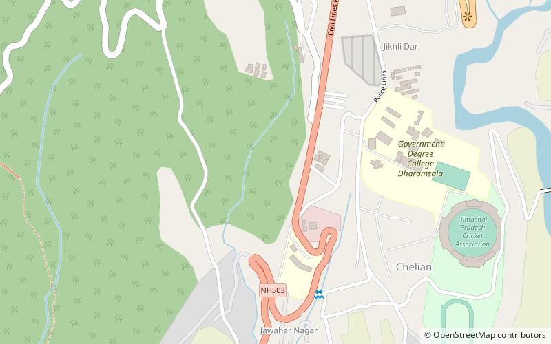 dharamsala war memorial location map