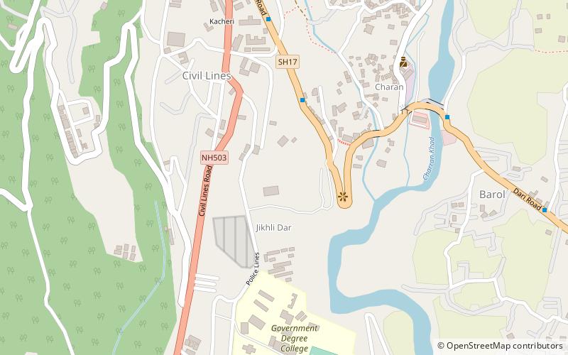 Kangda Police Stadium location map