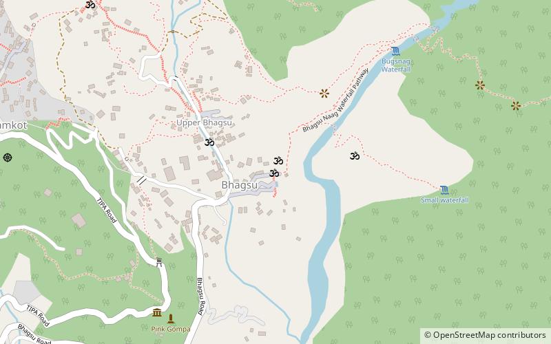 bhagsu nag pool bhagsu naag location map