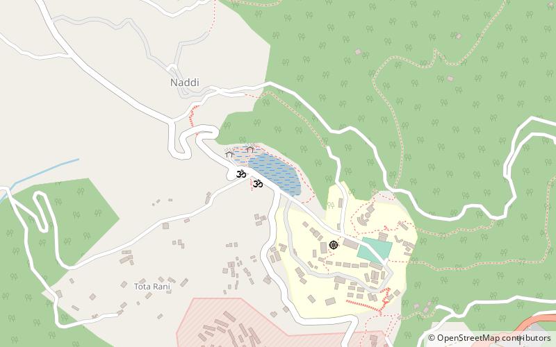 Dal Lake location map