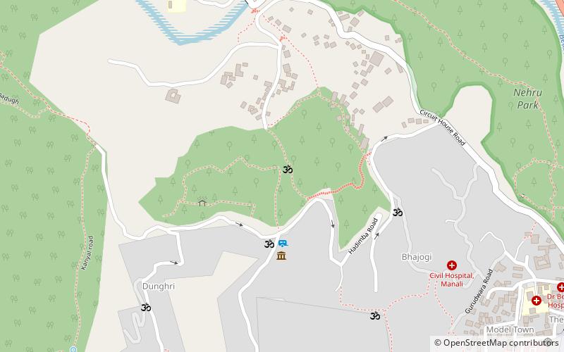 Hidimba Temple location map