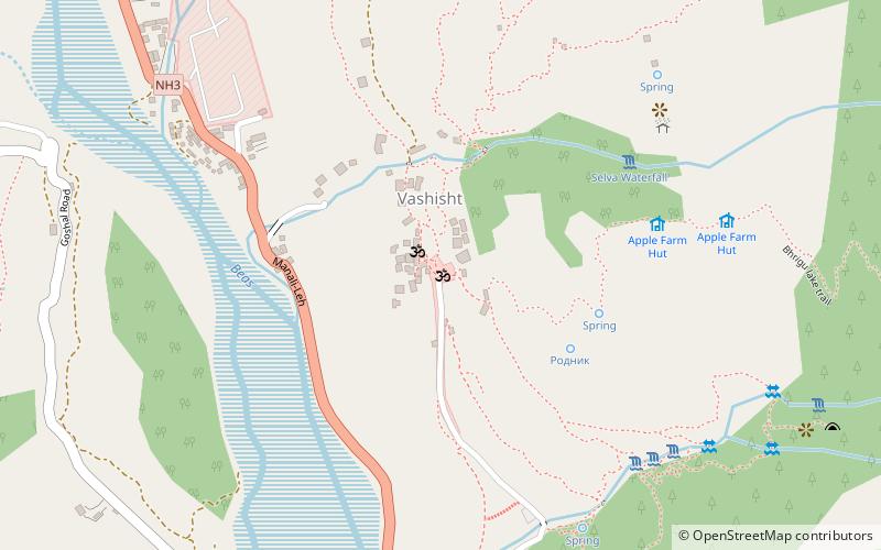 vashisht temple manali location map