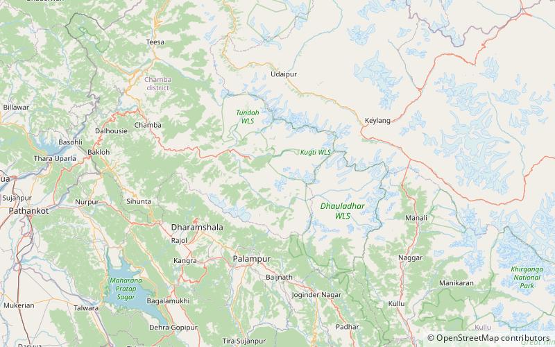 Manimahesh Lake location map