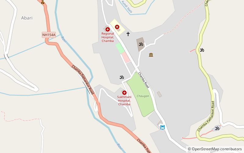 hari rai temple chamba location map