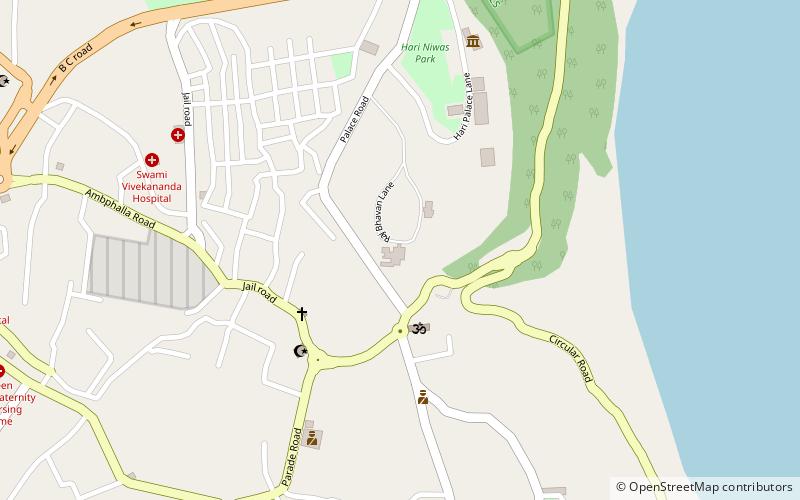 raj bhavan jammu location map
