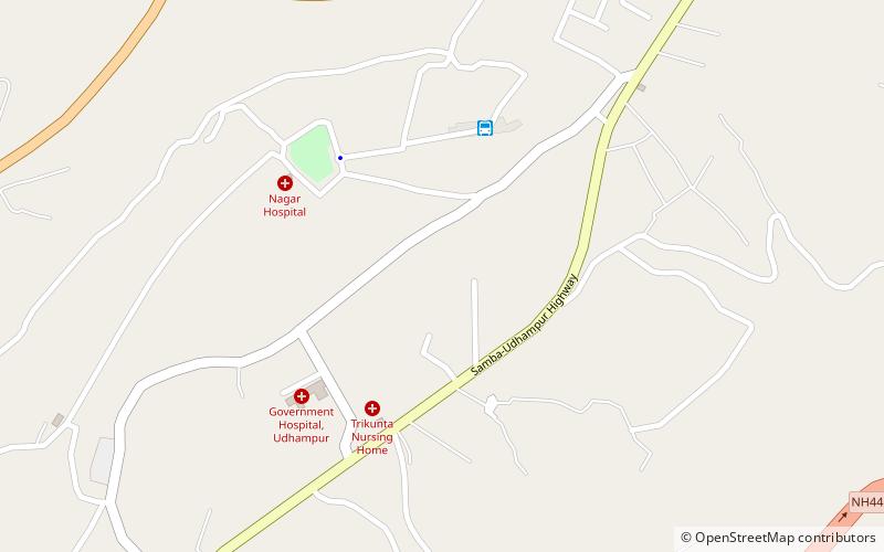 Udhampur location map