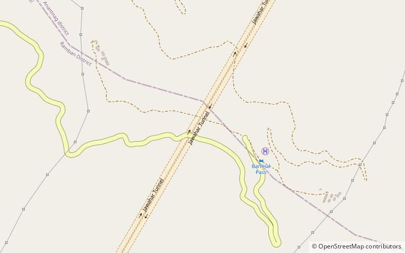 jawahar tunnel location map