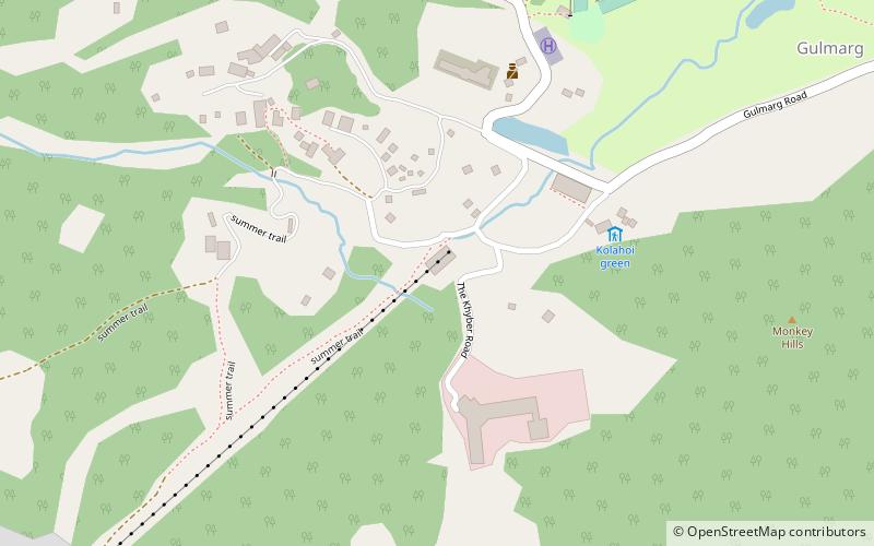 Gulmarg Gondola location map