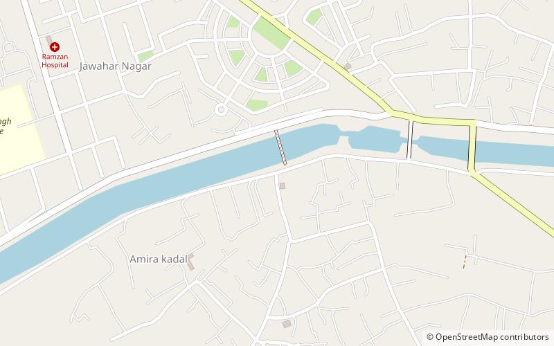 jawahar nagar srinagar location map