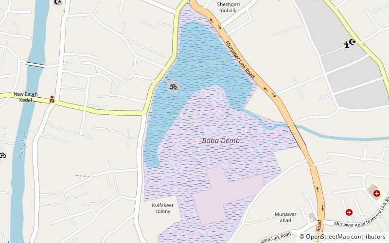 brari nambal srinagar location map