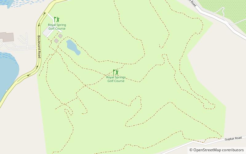 Royal Springs Golf Course location map