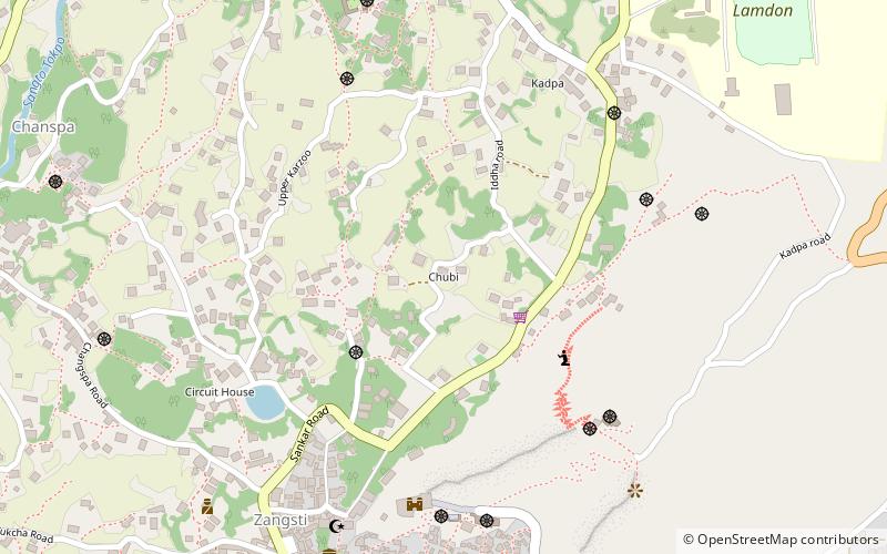 chubi leh location map