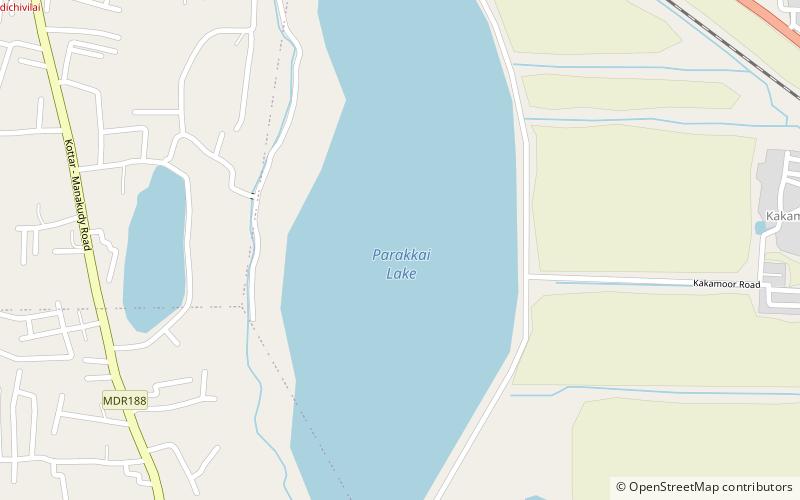 parakkai lake nagarkoil location map