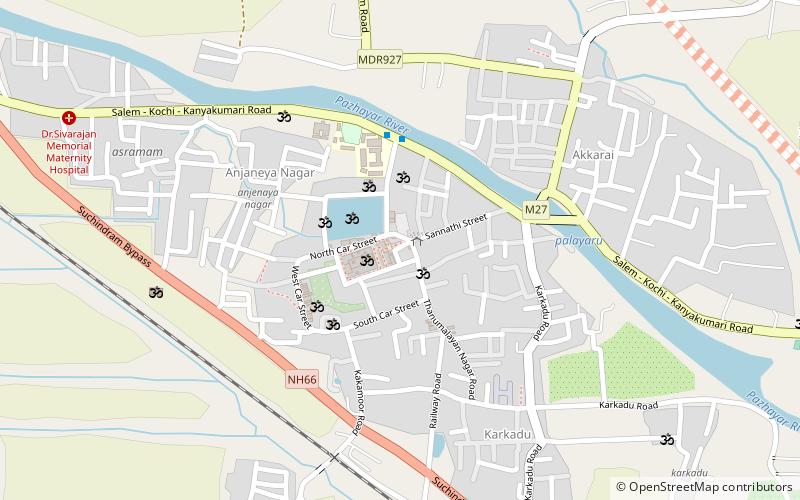 Suchindrum location map